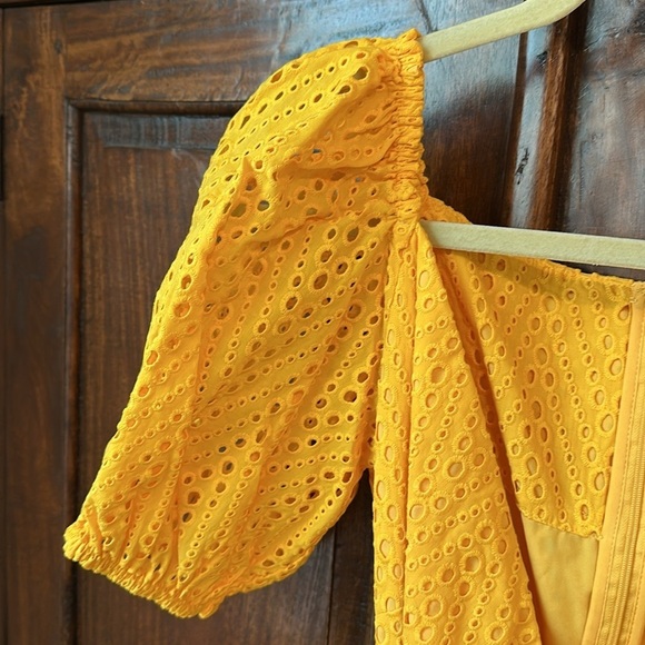 Sachin & Babi Davie yellow mini dress - Picture 4 of 9